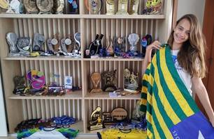Mallu Belary é a primeira piauiense na Seleção Brasileira de Beach Tennis (Foto: Reprodução) Mallu Belary é a primeira piauiense na Seleção Brasileira de Beach Tennis (Foto: Reprodução)