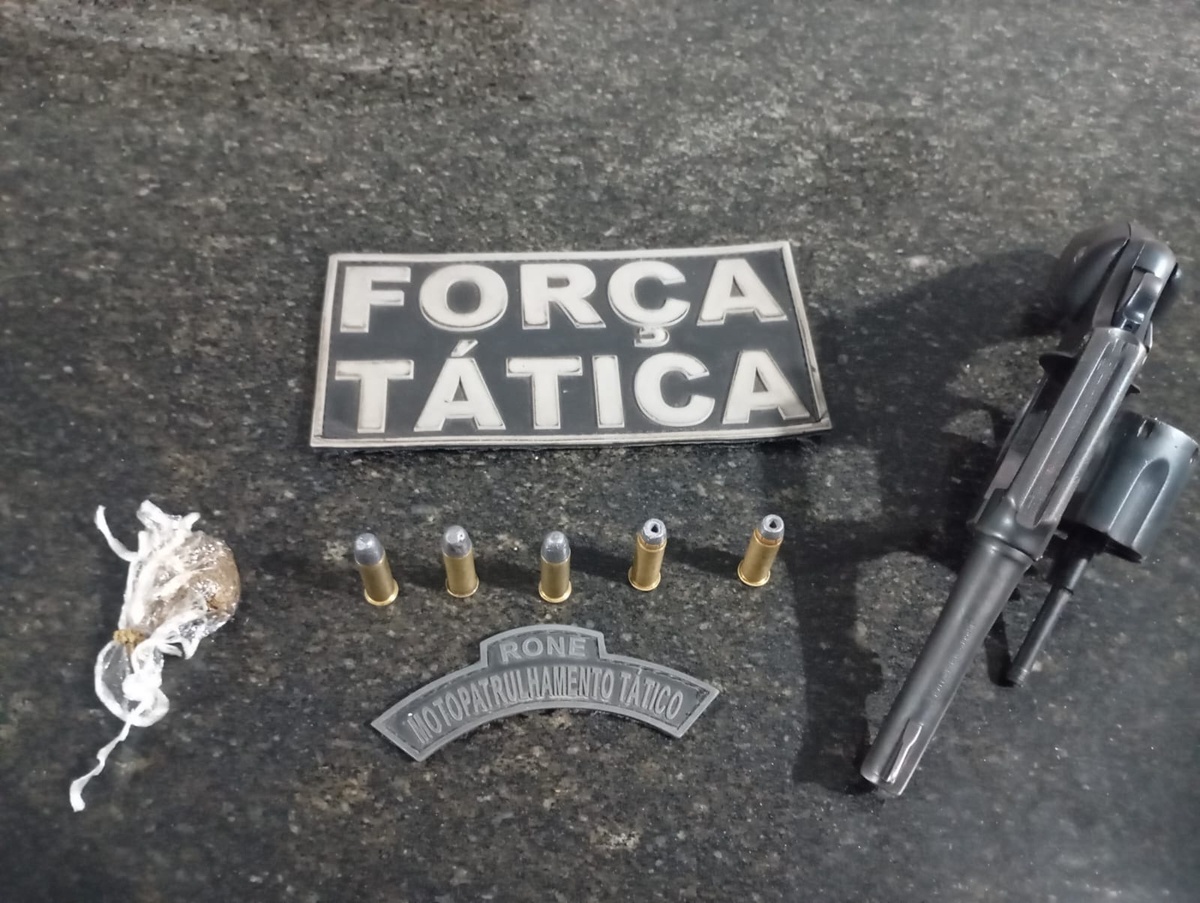 Menor é detido com arma e drogas em Campo Maior