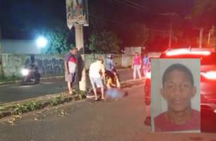 Motociclista perde controle e colide contra poste na zona Leste de Teresina (Foto: Reprodução) Motociclista perde controle e colide contra poste na zona Leste de Teresina (Foto: Reprodução)