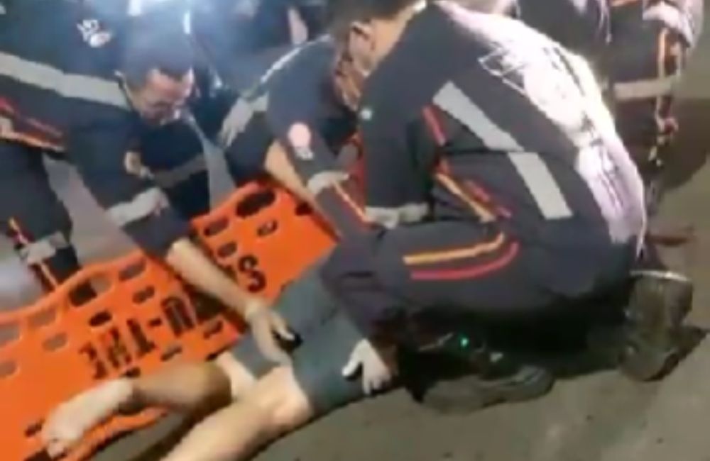 Mulher fica ferida em acidente no bairro Itaperu, na zona Norte de Teresina