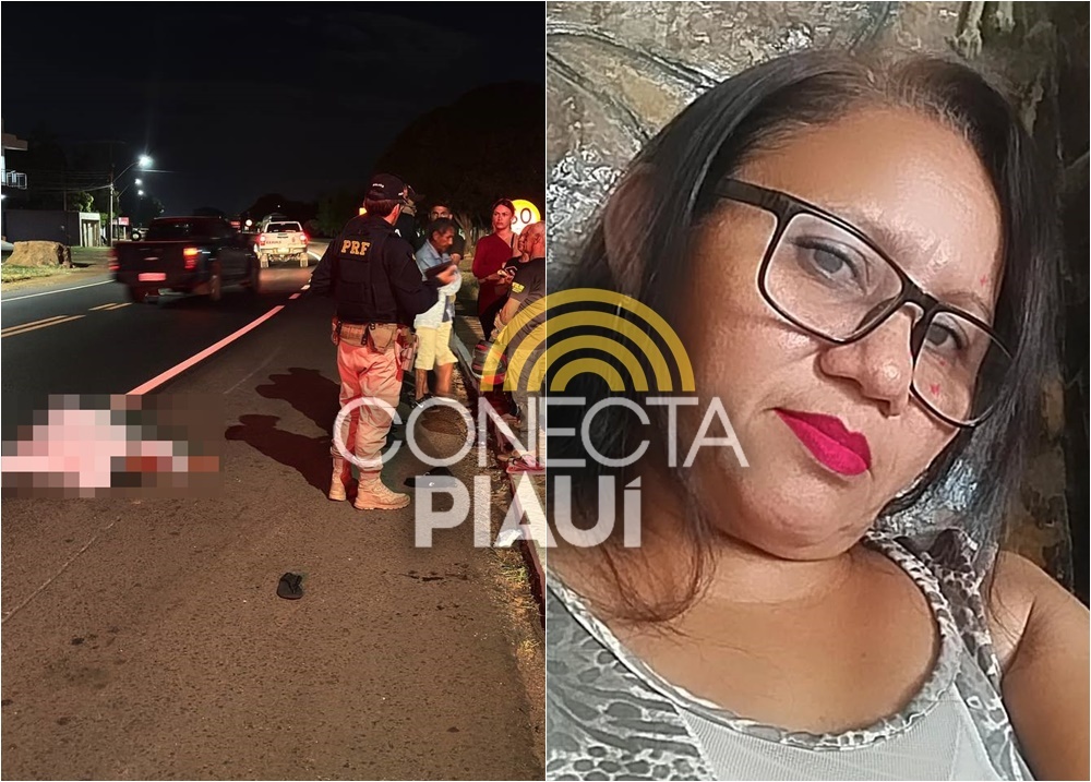 Mulher morre e homem fica ferido após grave acidente na BR-343, em Campo Maior
