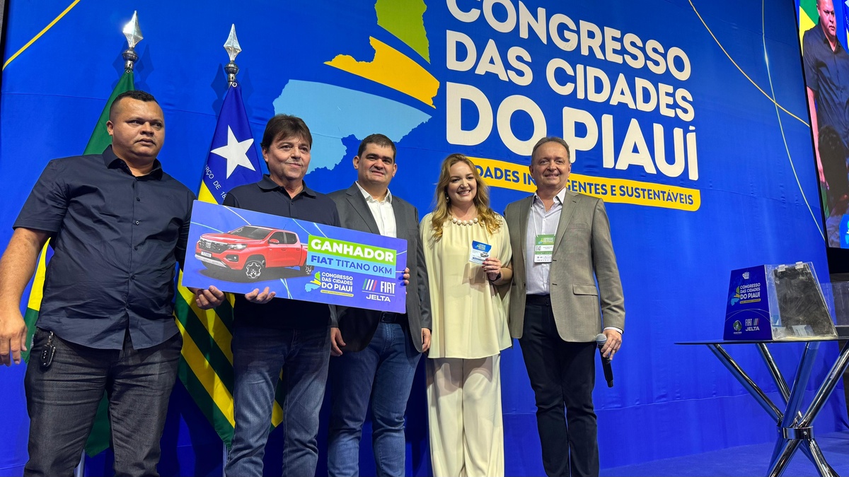 Município de Guaribas ganha carro zero no sorteio do 4º Congresso das Cidades