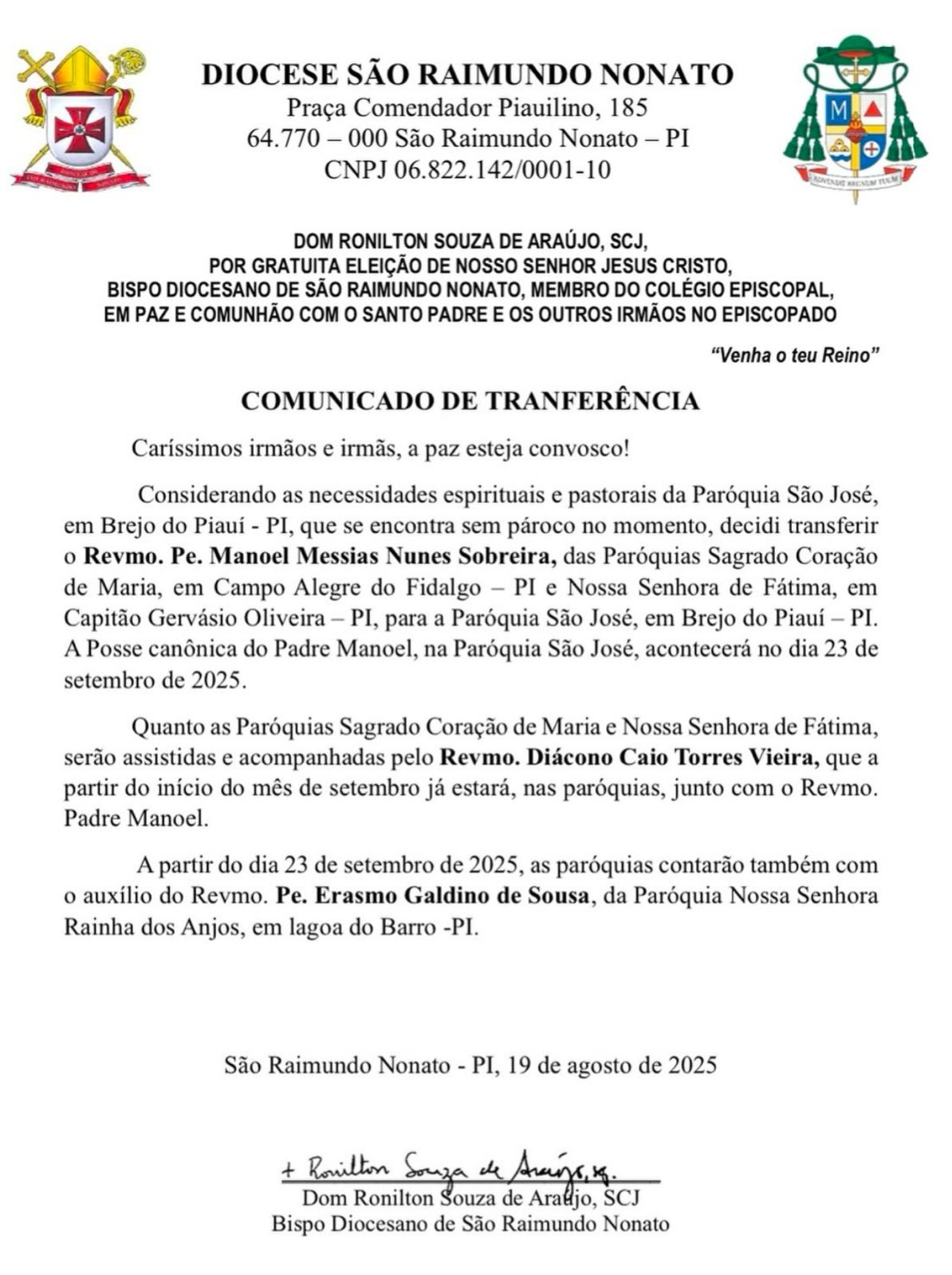 Nota de esclarecimento