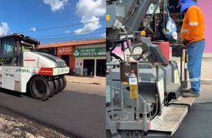 Obras de asfaltamento iniciam em José de Freitas com apoio do Governo do Estado (Foto: Reprodução) Obras de asfaltamento iniciam em José de Freitas com apoio do Governo do Estado (Foto: Reprodução)
