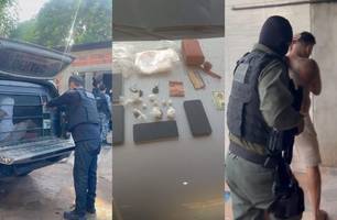 Operação Denarc 61 cumpre 30 mandados contra o tráfico em Teresina e Nazária (Foto: Reprodução)