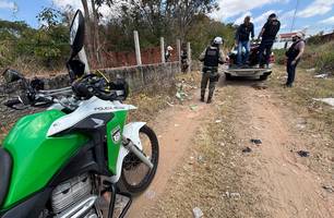 Operação Rota Segura recupera moto e prende uma pessoa em Teresina (Foto: Divulgação/SSP-PI)