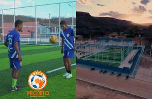 Palmeira do Piauí lança escolinha de futebol gratuita para jovens (Foto: Reprodução) Palmeira do Piauí lança escolinha de futebol gratuita para jovens (Foto: Reprodução)