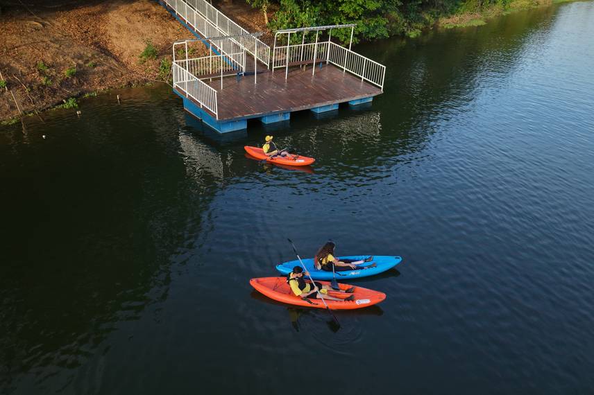 Passeio de caiaque no rio Poty une aventura, lazer e consciência ambiental Passeio de caiaque no rio Poty une aventura, lazer e consciência ambiental