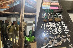 PM do Piauí auxilia na prisão de três envolvidos com tráfico de drogas em Caxias (Foto: Divulgação/BEPI)