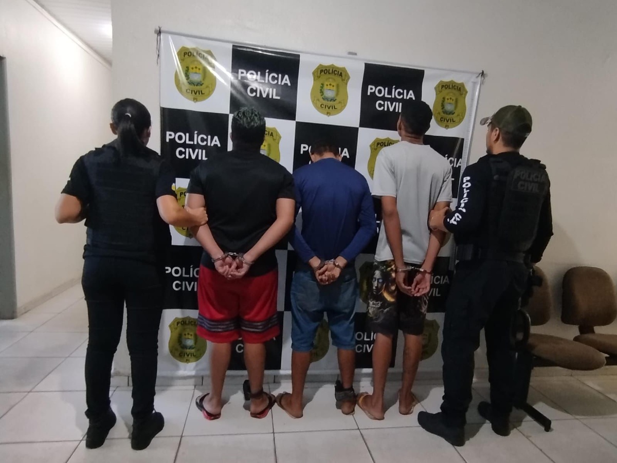 Polícia Civil desarticula quadrilha de roubos e prende suspeitos em Oeiras