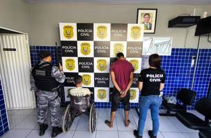 Polícia desarticula ponto de tráfico e prende dois homens em Palmeira do Piauí (Foto: Divulgação/Polícia Civil)