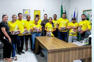 Prefeitura reforça segurança da Brigada Municipal de Incêndio em Aroazes (Foto: Reprodução/Redes sociais) Prefeitura reforça segurança da Brigada Municipal de Incêndio em Aroazes (Foto: Reprodução/Redes sociais)
