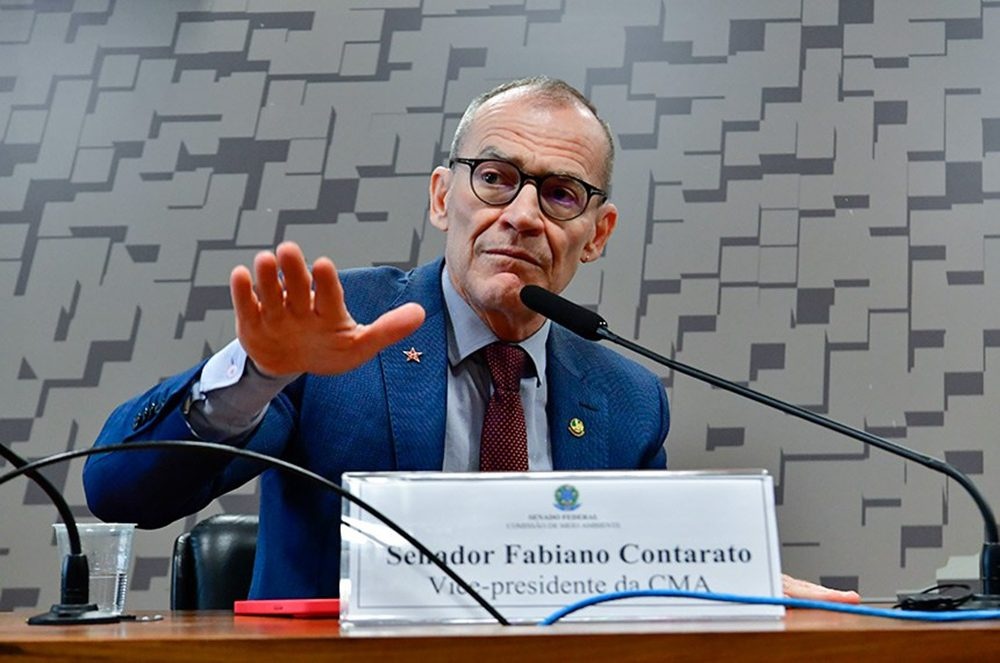 Presidente da comissão, o senador Fabiano Contarato é autor do requerimento para o debate