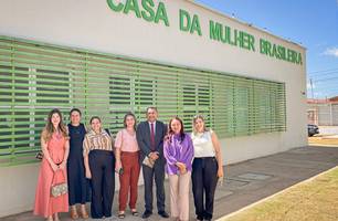 Procuradoria da Mulher de Demerval Lobão visita Casa da Mulher Brasileira em Teresina (Foto: Reprodução) Procuradoria da Mulher de Demerval Lobão visita Casa da Mulher Brasileira em Teresina (Foto: Reprodução)