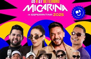 Programação da Micarina de Esperantina é anunciada com grandes shows em setembro (Foto: Reprodução) Programação da Micarina de Esperantina é anunciada com grandes shows em setembro (Foto: Reprodução)