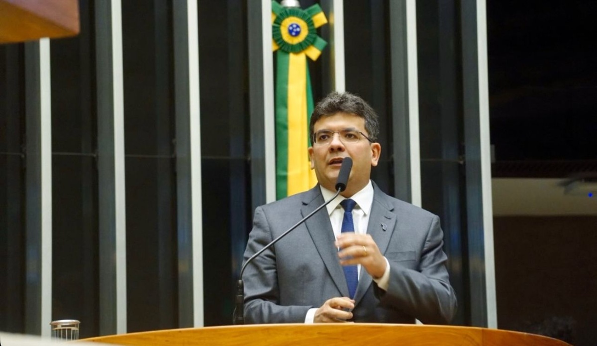 Rafael Fonteles na Câmara dos Deputados.