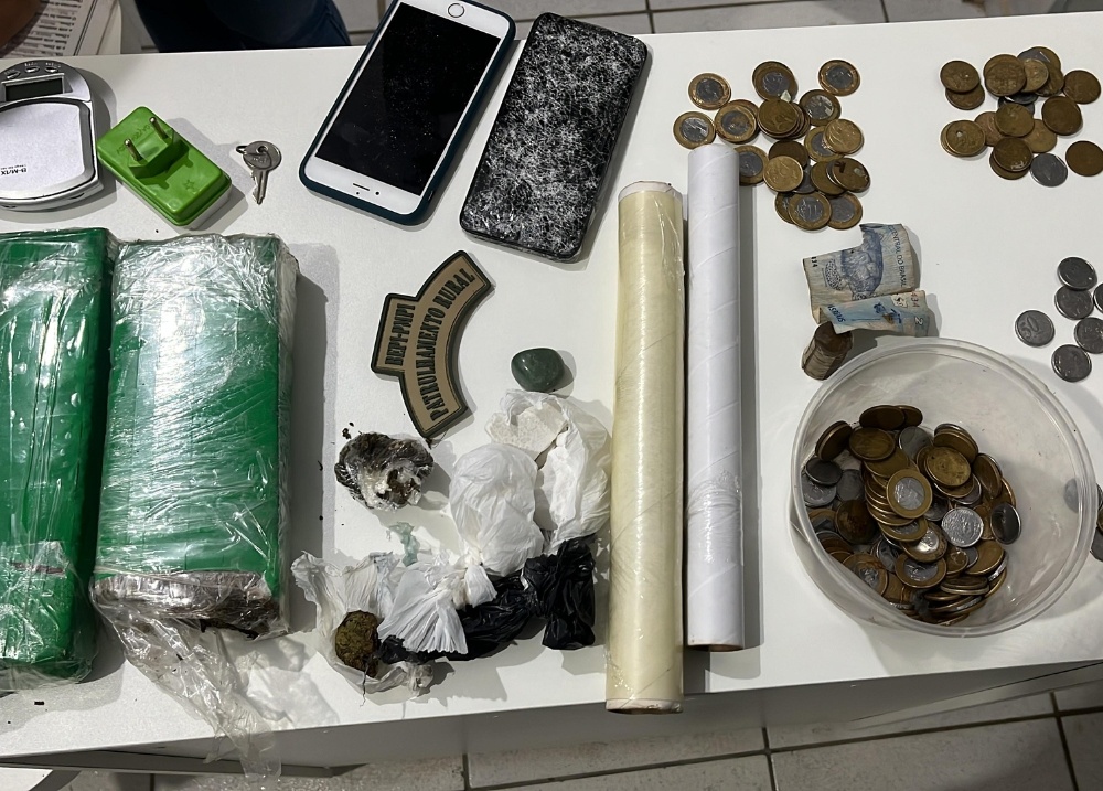 Suspeito de tráfico de drogas é preso após perseguição policial em Luzilândia