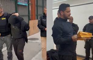 Suspeitos de aplicar golpe do 'familiar em apuros' no Piauí são presos em SP (Foto: Divulgação/SSP) Suspeitos de aplicar golpe do 'familiar em apuros' no Piauí são presos em SP (Foto: Divulgação/SSP)