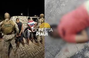 Suspeitos de matar adolescente são apreendidos no ‘Tribunal do Crime’ em Teresina (Foto: Divulgação/BEPI) Suspeitos de matar adolescente são apreendidos no ‘Tribunal do Crime’ em Teresina (Foto: Divulgação/BEPI)