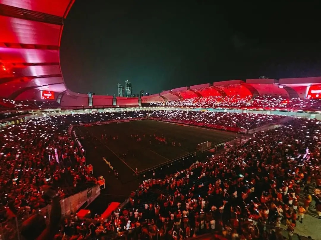 Torcida do América-RN deu show na Arena das Dunas, no jogo com o Imperatriz