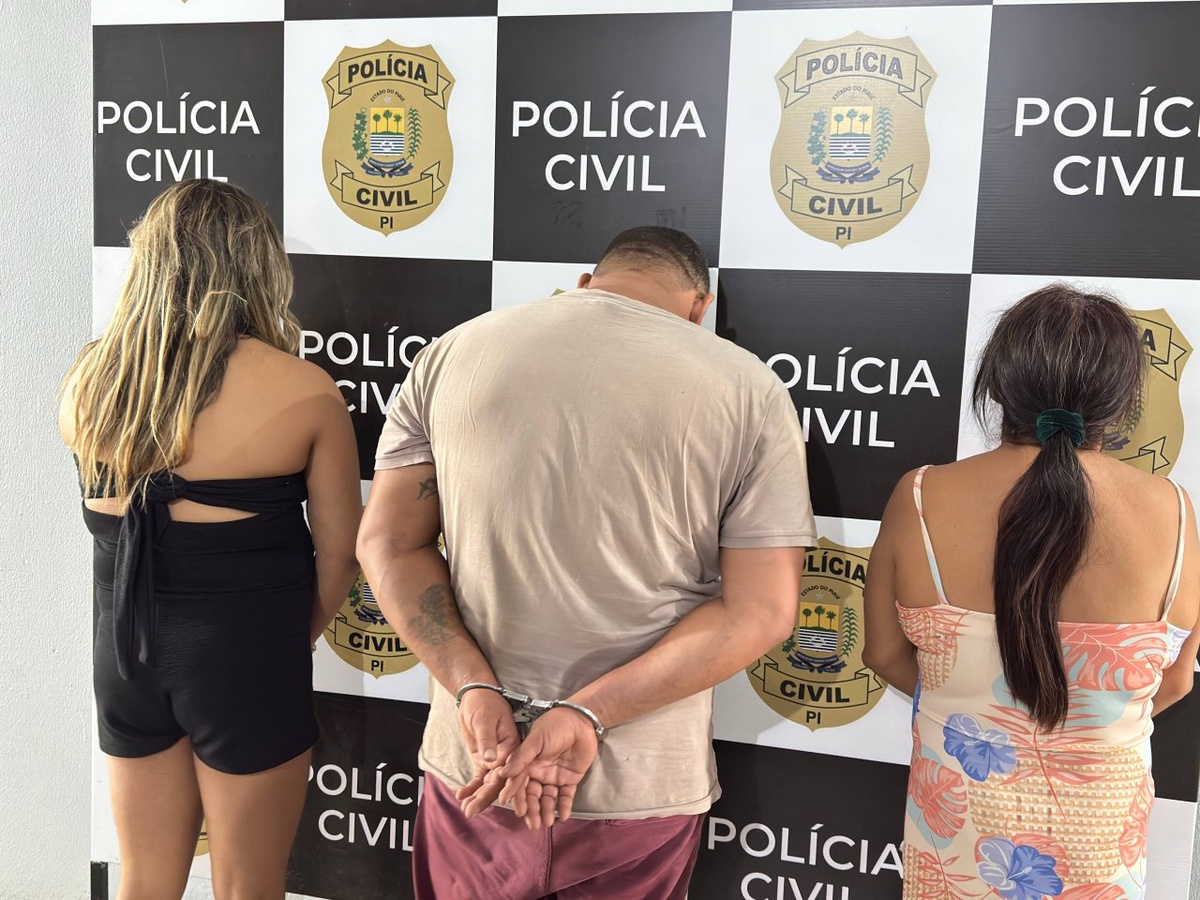 Trio suspeito de organização criminosa e tráfico é preso em Castelo do Piauí