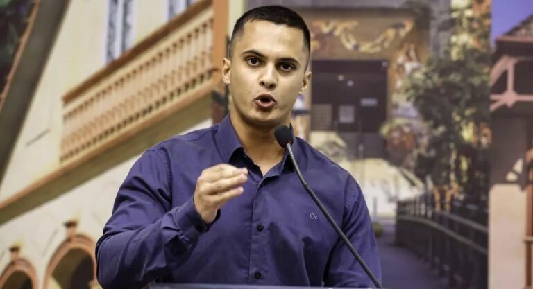 Vereador Mateus Batista (União), de Joinville (SC)