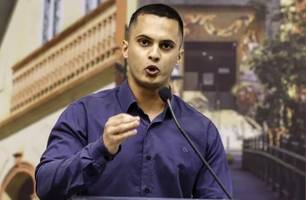 Vereador Mateus Batista (União), de Joinville (SC) (Foto: Mauro Artur Schlieck/Câmara de Joinville) Vereador Mateus Batista (União), de Joinville (SC) (Foto: Mauro Artur Schlieck/Câmara de Joinville)