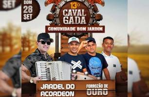 13º Cavalgada da Comunidade Bom Jardim (Foto: Reprodução) 13º Cavalgada da Comunidade Bom Jardim (Foto: Reprodução)
