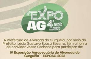 Alvorada do Gurguéia se prepara para a IV Exposição Agropecuária – EXPOAG 2025 (Foto: Reprodução/Redes sociais) Alvorada do Gurguéia se prepara para a IV Exposição Agropecuária – EXPOAG 2025 (Foto: Reprodução/Redes sociais)