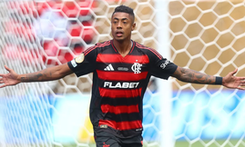 Atacante do Flamengo comemora gol no mundial de clubes (Foto: Gilvan de Souza/ Flamengo)