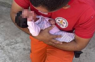Bombeiros salvam recém-nascido engasgado com leite materno em Teresina (Foto: Divulgação/Corpo de Bombeiros) Bombeiros salvam recém-nascido engasgado com leite materno em Teresina (Foto: Divulgação/Corpo de Bombeiros)