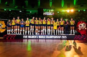 Brasil conquista bronze no Mundial de vôlei (Foto: Reprodução/ FIVB) Brasil conquista bronze no Mundial de vôlei (Foto: Reprodução/ FIVB)