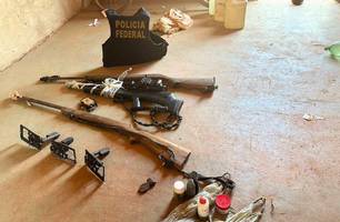 Caçadores são presos em operação conjunta nas Serras da Capivara e das Confusões (Foto: Divulgação/Polícia Federal) Caçadores são presos em operação conjunta nas Serras da Capivara e das Confusões (Foto: Divulgação/Polícia Federal)