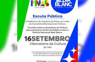 Cajueiro da Praia promove escuta pública sobre a Política Nacional Aldir Blanc (Foto: Reprodução) Cajueiro da Praia promove escuta pública sobre a Política Nacional Aldir Blanc (Foto: Reprodução)