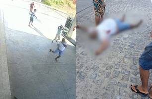 Câmera flagra ataque deixou filho de ex-PM baleado em São Pedro do Piauí (Foto: Reprodução) Câmera flagra ataque deixou filho de ex-PM baleado em São Pedro do Piauí (Foto: Reprodução)