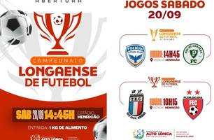Campeonato Longaense de Futebol 2025 (Foto: Reprodução) Campeonato Longaense de Futebol 2025 (Foto: Reprodução)