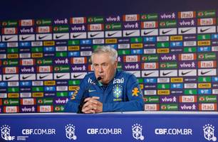 Carlo Ancelotti concede entrevista coletiva na Granja Comary (Foto: RAFAEL RIBEIRO/ CBF) Carlo Ancelotti concede entrevista coletiva na Granja Comary (Foto: RAFAEL RIBEIRO/ CBF)