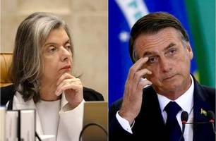 Cármem Lúcia e Jair Bolsonaro (Foto: Reprodução) Cármem Lúcia e Jair Bolsonaro (Foto: Reprodução)