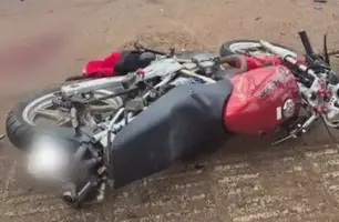 Criminoso perde perna e órgãos genitais após acidente com moto furtada em SC (Foto: Reprodução) Criminoso perde perna e órgãos genitais após acidente com moto furtada em SC (Foto: Reprodução)