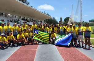 Delegação do Atletismo Piauiense (Foto: Secretaria de Esportes do Piauí) Delegação do Atletismo Piauiense (Foto: Secretaria de Esportes do Piauí)