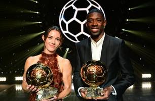 Dembélé e Bonmatí conquistam Bolas de Ouro de melhores do mundo (Foto: Reprodução/Internet) Dembélé e Bonmatí conquistam Bolas de Ouro de melhores do mundo (Foto: Reprodução/Internet)