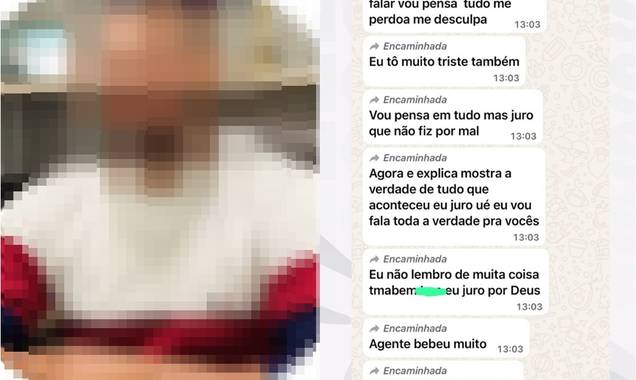 Em rede social, homem assume estupro em Monsenhor Gil: 'foi a bebida!'