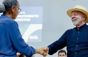 'Estamos preservando o que eles não preservaram', diz Lula na Amazônia (Foto: Ricardo Stuckert/Secom-PR) 'Estamos preservando o que eles não preservaram', diz Lula na Amazônia (Foto: Ricardo Stuckert/Secom-PR)