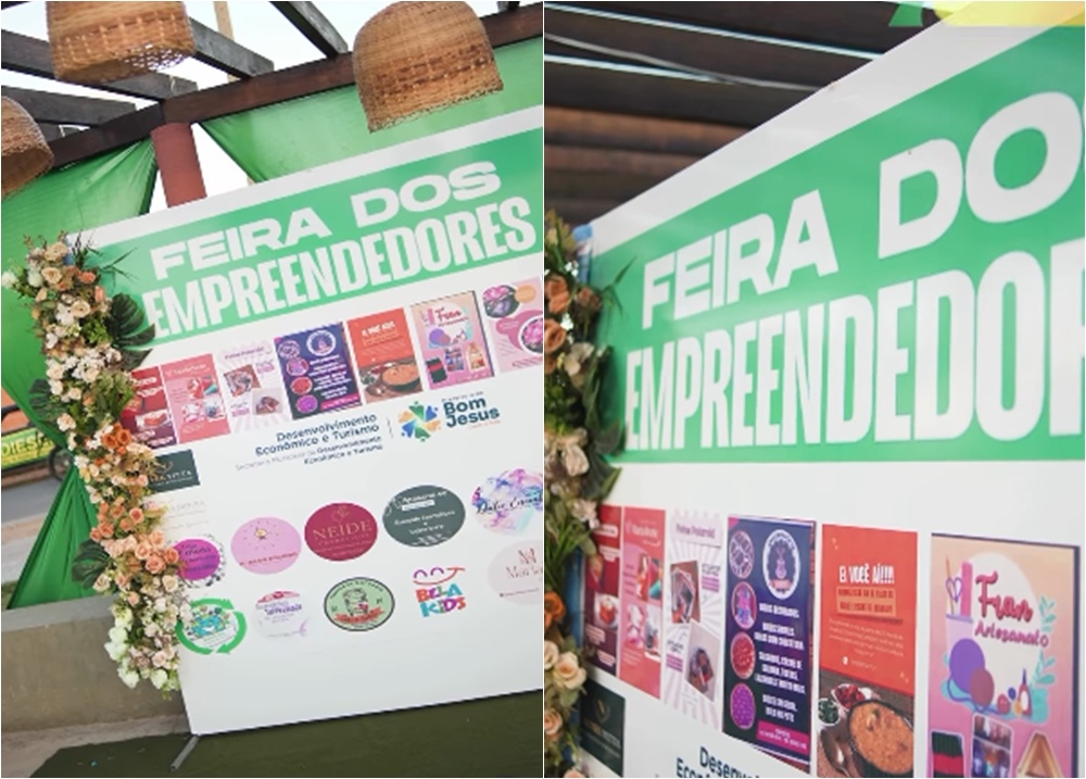 Feira dos Empreendedores movimenta Bom Jesus com negócios, cultura e música
