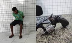 Foragido da Justiça conhecido como 'Caveira' é preso com arma de fogo em Parnaíba Foragido da Justiça conhecido como 'Caveira' é preso com arma de fogo em Parnaíba