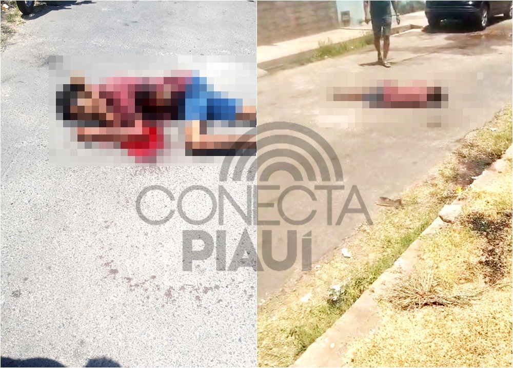 Homem é assassinado e corpo fica estendido em rua na zona Norte de Teresina