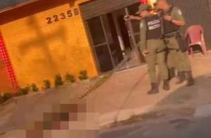 Homem é encontrado morto em calçada na Zona Leste de Teresina (Foto: Reprodução)