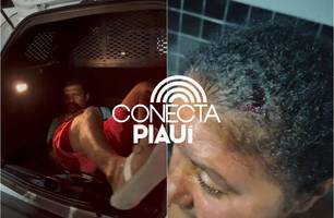 Homem é preso após agredir a própria mãe a pauladas em Parnaíba (Foto: Reprodução) Homem é preso após agredir a própria mãe a pauladas em Parnaíba (Foto: Reprodução)