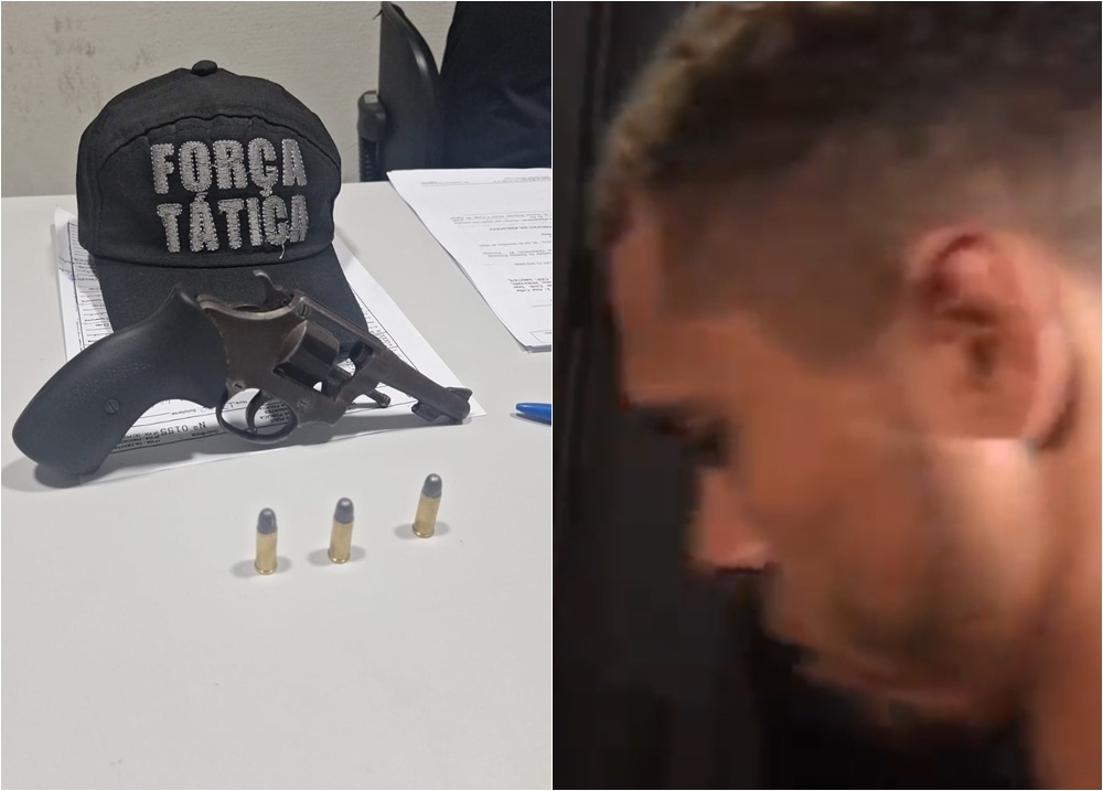 Homem é preso com revólver após denúncia de tiros na zona Sudeste de Teresina