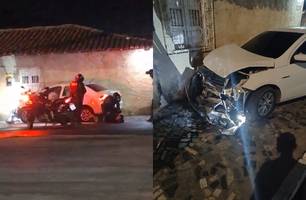 Jovem é preso após perseguição dirigindo carro roubado na zona Norte de Teresina (Foto: Reprodução) Jovem é preso após perseguição dirigindo carro roubado na zona Norte de Teresina (Foto: Reprodução)